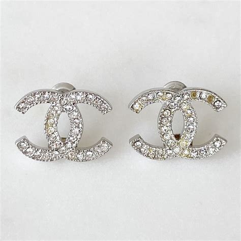 chanel earrings stones|Chanel earrings crystal replacement.